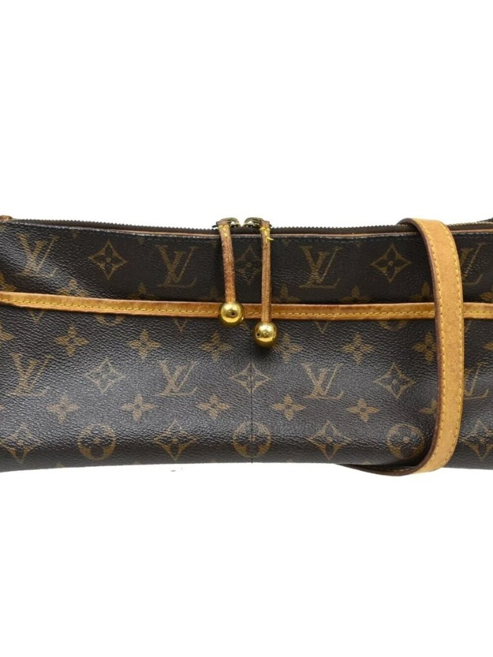 LOUIS VUITTON POPINCOURT LONG SHOULDER BAG M40008 DU0046 YQ09126